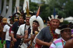 BRASIL-BRASILIA-INDIGENAS-PROTESTA