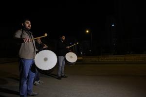 TURQUIA-ANKARA-PERCUSIONISTAS TRADICIONALES DEL RAMADAN