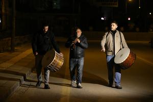 TURQUIA-ANKARA-PERCUSIONISTAS TRADICIONALES DEL RAMADAN