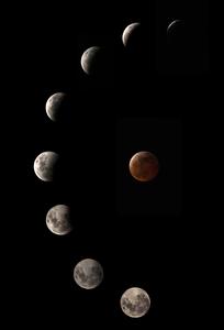 HONDURAS-TEGUCIGALPA-ECLIPSE LUNAR