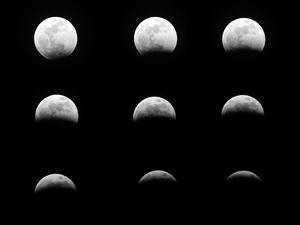 MEXICO-CIUDAD DE MEXICO-ECLIPSE LUNAR