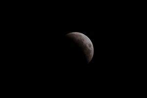 PANAMA-CIUDAD DE PANAMA-ECLIPSE LUNAR