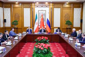 CHINA-BEIJING-WANG YI-RUSIA-IRAN-REUNION