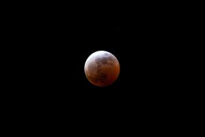 MEXICO-CIUDAD DE MEXICO-ECLIPSE LUNAR