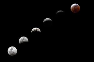 MEXICO-CIUDAD DE MEXICO-ECLIPSE LUNAR