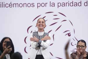 MEXICO-CIUDAD DE MEXICO-SHEINBAUM-CONFERENCIA MUNDIAL DE MUJERES PARLAMENTARIAS