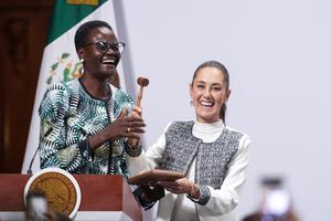 MEXICO-CIUDAD DE MEXICO-SHEINBAUM-CONFERENCIA MUNDIAL DE MUJERES PARLAMENTARIAS