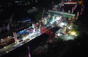 TAILANDIA-BANGKOK-COLAPSO DE PUENTE