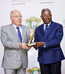 COTE D'IVOIRE-ABIYAN-BRASIL-MINISTRO DE RELACIONES EXTERIORES-VISITA