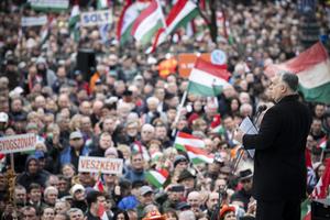 HUNGRIA-BUDAPEST-PRIMER MINISTRO-FIESTA NACIONAL-DISCURSO