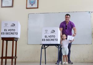 ECUADOR-SANTA ELENA-NOBOA-ELECCIONES