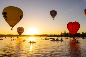 AUSTRALIA-CANBERRA-GLOBOS AEROSTATICOS-FESTIVAL