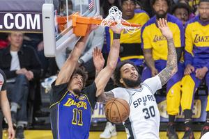 EEUU-LOS ANGELES-BALONCESTO-NBA-LAKERS VS SPURS