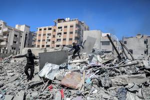 MEDIO ORIENTE-CIUDAD DE GAZA-ISRAEL-BOMBARDEO