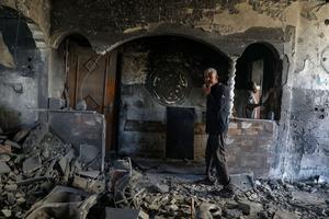MEDIO ORIENTE-CIUDAD DE GAZA-ISRAEL-BOMBARDEO