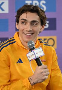CHINA-NANJING-ATLETISMO-CAMPEONATO MUNDIAL DE ATLETISMO EN PISTA CUBIERTA-CONFERENCIA DE PRENSA