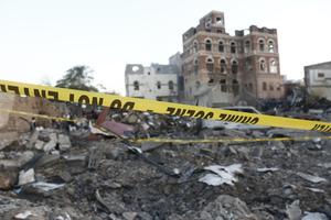 YEMEN-SANA-ATAQUES AEREOS-SECUELAS