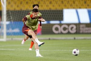 ARABIA SAUDITA-RIAD-FUTBOL-ELIMINATORIAS PARA LA COPA MUNDIAL DE LA FIFA-ENTRENAMIENTO