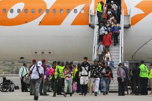 VENEZUELA-LA GUAIRA-MEXICO-MIGRANTES-DEPORTADOS