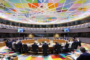 BELGICA-BRUSELAS-CUMBRE DE LA UE-UCRANIA-ZELENSKY-DISCURSO