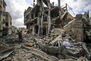 MEDIO ORIENTE-GAZA-BEIT LAHIA-ATAQUE AEREO