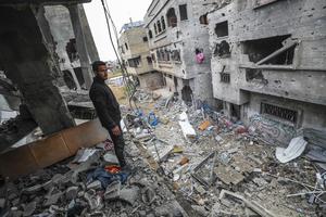 MEDIO ORIENTE-GAZA-BEIT LAHIA-ATAQUE AEREO