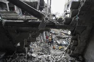 MEDIO ORIENTE-GAZA-BEIT LAHIA-ATAQUE AEREO