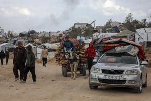 MEDIO ORIENTE-CIUDAD DE GAZA-PALESTINOS-EVACUACION