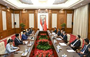 CHINA-BEIJING-WANG YI-INDONESIA-MINISTRO DE RELACIONES EXTERIORES-CONVERSACIONES