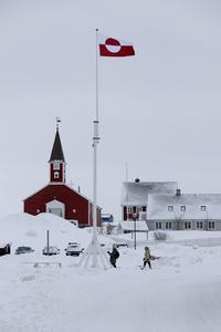 DINAMARCA-GROENLANDIA-NUUK-VISTA DE LA CIUDAD