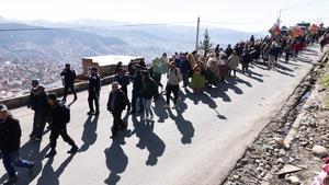 BOLIVIA-LA PAZ-MANIFESTACION