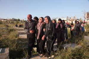 MEDIO ORIENTE-GAZA-FUNERAL-PERIODISTAS