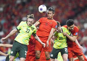 CHINA-HANGZHOU-FUTBOL-ELIMINATORIAS PARA LA COPA MUNDIAL DE LA FIFA-CHINA VS AUSTRALIA