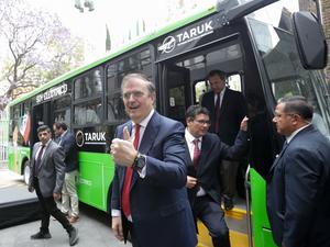 MEXICO-CIUDAD DE MEXICO-AUTOBUS ELECTRICO-PRESENTACION