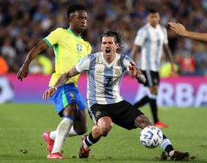 ARGENTINA-BUENOS AIRES-FUTBOL-ELIMINATORIAS-ARGENTINA VS BRASIL