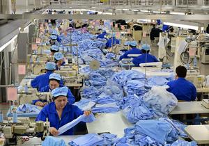 CHINA-SHANDONG-QINGDAO-INDUSTRIA TEXTIL-DESARROLLO