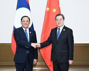 CHINA-HAINAN-BOAO-DING XUEXIANG-LAOS-REUNION