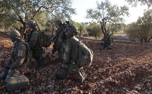 SIRIA-MONTE HERMON-TROPAS ISRAELIES-MANIOBRAS