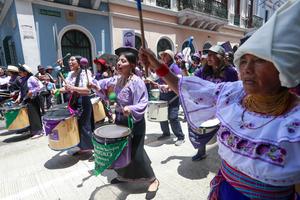 ECUADOR-QUITO-DIA INTERNACIONAL DE LA MUJER
