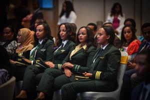 ETIOPIA-ADIS ABEBA-AEROLINEAS-DIA INTERNACIONAL DE LA MUJER