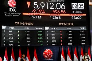 INDONESIA-YAKARTA-BOLSA DE VALORES-CAIDA