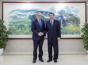 CHINA-BEIJING-HE LIFENG-JOHN THORNTON-REUNION