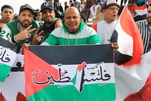 EGIPTO-SINAI DEL NORTE-PALESTINA-APOYO-MANIFESTACION