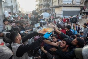 MEDIO ORIENTE-GAZA-JABALIA-COMEDOR DE BENEFICENCIA