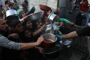 MEDIO ORIENTE-GAZA-JABALIA-COMEDOR DE BENEFICENCIA