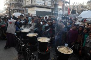 MEDIO ORIENTE-GAZA-JABALIA-COMEDOR DE BENEFICENCIA