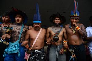 BRASIL-BRASILIA-CAMPAMENTO TIERRA LIBRE