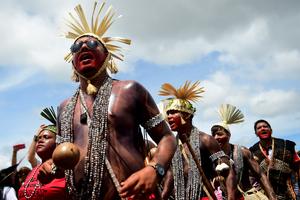 BRASIL-BRASILIA-CAMPAMENTO TIERRA LIBRE