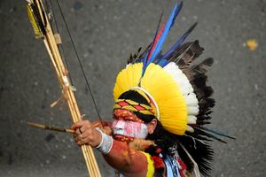 BRASIL-BRASILIA-CAMPAMENTO TIERRA LIBRE