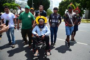 BRASIL-BRASILIA-CAMPAMENTO TIERRA LIBRE